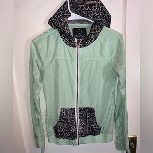 Empyre Mint Green Women's Windbreaker jacket
